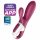 Satisfyer Hot Bunny - vibrador inteligente con calor (rojo)