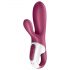 Satisfyer Hot Bunny - vibrador inteligente con calor (rojo)