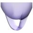 Satisfyer Siente Confianza - Set de Copas Menstruales (Morado) - 2 uds