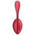 Satisfyer Shiny Petal - huevo vibrador por control remoto (rojo)