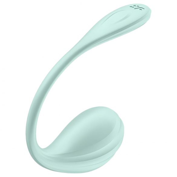 Satisfyer Smooth Petal - huevo vibrador inteligente (verde)