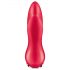 Satisfyer Rotator Plug 1 - vibrador anal con perlas rojo recargable