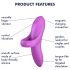 Satisfyer Bold Lover - vibrador recargable y resistente al agua (rosa)