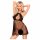 Penthouse Aumenta Libido - Babydoll de Encaje con Tanga (Negro) - M/L