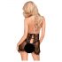 Penthouse Aumenta Libido - Babydoll de Encaje con Tanga (Negro) - M/L