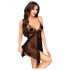 Penthouse Sweet Beast - conjunto de babydoll rosa (negro)