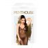 Penthouse Love on Fire - Conjunto brillante y transparente con tanga (negro) - M/L