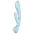 Satisfyer Triple Oh: vibrador con brazo clitorial (azul)