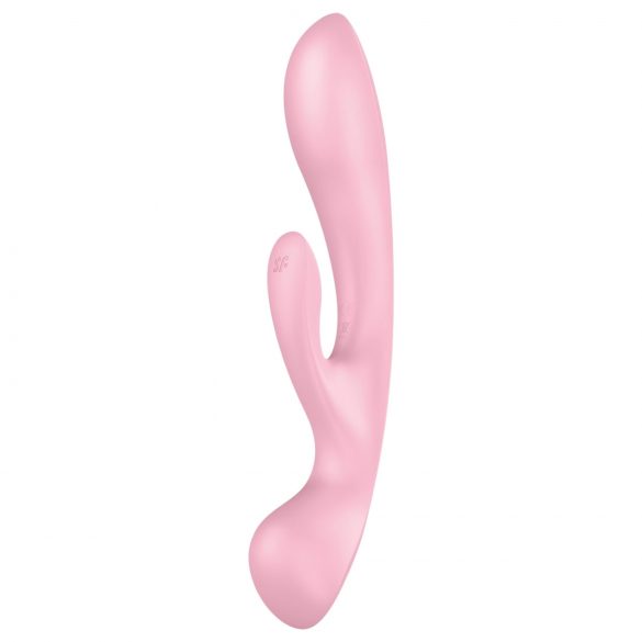 Satisfyer Triple Oh - vibrador triple acción (rosa)