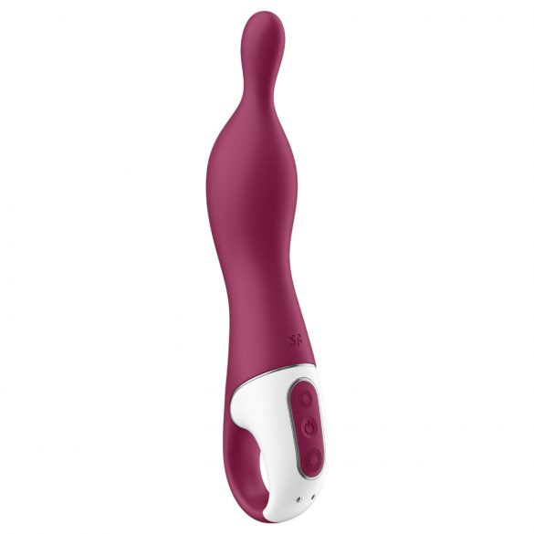 Satisfyer A-Mazing 1 - vibrador A-spot recargable (rojo)