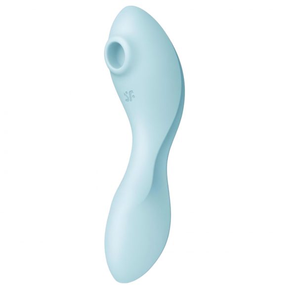 Satisfyer Curvy Trinity 5+ - vibrador inteligente 2 en 1 (azul)