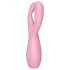 Satisfyer Threesome 3 - vibrador recargable rosa