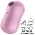 Satisfyer Cotton Candy - vibrador lila con presión de aire