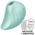 Satisfyer Pearl Diver - Estimulador de clítoris de aire recargable (menta)