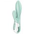 Satisfyer Air Pump Bunny 5 - vibrador inteligente inflable (menta)