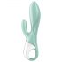 Satisfyer Air Pump Bunny 5 - vibrador inteligente inflable (menta)