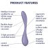 Satisfyer G-spot Flex 5 - Vibrador inteligente G-punto (lila)