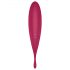 Satisfyer Twirling Pro - vibrador 2en1 inteligente (rojo)