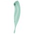 Satisfyer Twirling Pro - Vibrador 2en1 inteligente (menta)