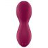 Satisfyer Exciterrr - Vibrador de clítoris giratorio con perlas (rojo)