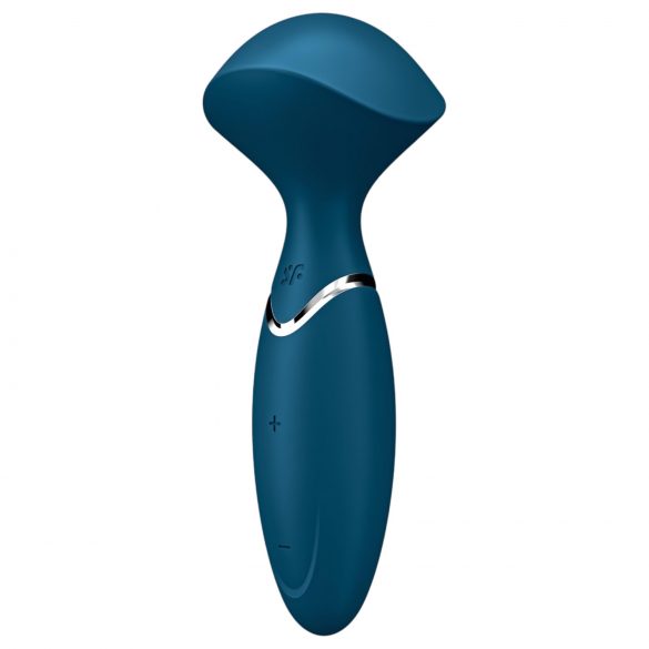 Satisfyer Mini Wand-er azul - masajeador vibrador resistente al agua