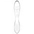 Satisfyer Cristal Deslumbrante - Dildo de vidrio doble (transparente)