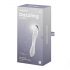 Satisfyer Cristal Deslumbrante - Dildo de vidrio doble (transparente)