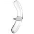 Satisfyer Doble Cristal - Dildo de cristal doble (transparente)