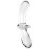 Satisfyer Doble Cristal - Dildo de cristal doble (transparente)