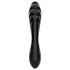 Dildo de Cristal Negro Satisfyer Doble Punta