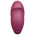 Satisfyer Tap & Climax 1 - Vibra 2 en 1 y estimulador clitorial (rojo)