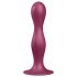 Doble Placer Satisfyer - dildo con peso y ventosa (rojo)