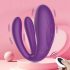 Mrow - vibrador doble recargable y resistente al agua (lila)