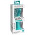 Dillio Five Curioso - dildo silicona (15cm) - turquesa