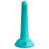 Dillio Five Curioso - dildo silicona (15cm) - turquesa