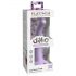 Dillio Curioso Cinco - Dildo de silicona con base (15cm) - morado