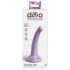 Dillio Curioso Cinco - Dildo de silicona con base (15cm) - morado