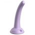 Dillio Curioso Cinco - Dildo de silicona con base (15cm) - morado