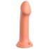 Dillio Big Hero - Dildo silicona con ventosa (17cm) - naranja