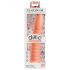 Dillio Salvaje - dildo texturizado (19cm) - naranja