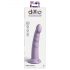 Dillio Slim Seven - Dildo púrpura estimulante 20cm con ventosa