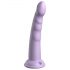 Dillio Slim Seven - Dildo púrpura estimulante 20cm con ventosa