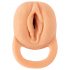 Nature Skin - 2 en 1 Vagina Artificial y Manga para Pene - 23 cm (Natural)