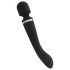 Lonely Lodi - Recargable masajeador y vibrador 2en1 (negro)