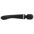 Lonely Lodi - Recargable masajeador y vibrador 2en1 (negro)