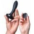 Vibrador anal HOT Octopuss con mando - Negro