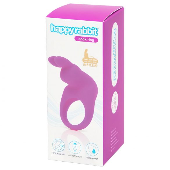 Anillo vibrador púrpura Happyrabbit Cock