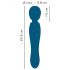 You2Toys Grande - vibrador masajeador recargable (azul)