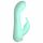 Cuties Mini 4 - vibrador conejito recargable y resistente al agua (verde)