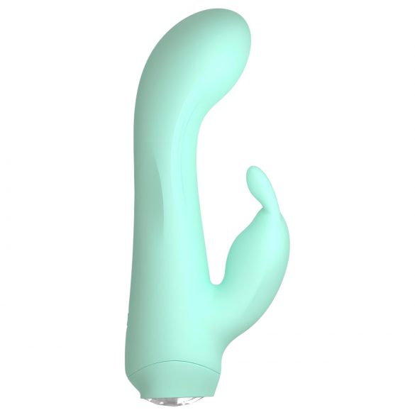 Cuties Mini 4 - vibrador conejito recargable y resistente al agua (verde)